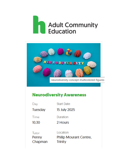 Neurodiversity Awareness with Adult Community Education